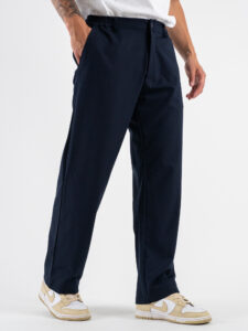 Coordinato Giacchetta over un petto e mezzo+ Pantalone baggy TT135 Blu (8)