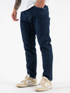 ESTASI Jeans senza rotture e corto alla caviglia FIGO blu scuro (3)