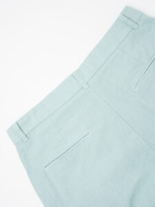 IMPERIAL Pantalone morbido in misto lino PA26HRRT05 Verde Acqua (7)