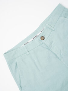IMPERIAL Pantalone morbido in misto lino PA26HRRT05 Verde Acqua (8)