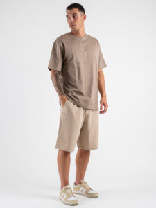 ONLY&SONS T-shirt basica over in cotone FRED 22022532 Desert Taupe (2)