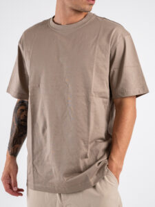 ONLY&SONS T-shirt basica over in cotone FRED 22022532 Desert Taupe (3)