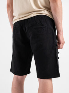 PABLIC Bermuda con coulisse e rotture 210059 Nero (1)