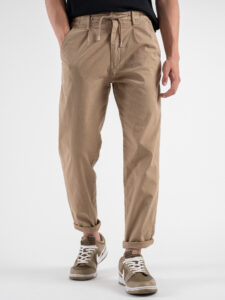BERNA Pantalaccio in misto lino 243403 Coloniale (1)