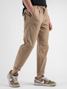 BERNA Pantalaccio in misto lino 243403 Coloniale (3)