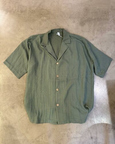 Camicia M/M in misto lino JAPAN Militare