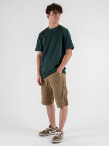ONLY&SONS T-shirt basica over in cotone FRED 22022532 Darkest Spruce (2)