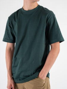 ONLY&SONS T-shirt basica over in cotone FRED 22022532 Darkest Spruce (3)
