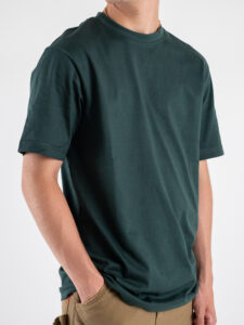 ONLY&SONS T-shirt basica over in cotone FRED 22022532 Darkest Spruce (4)