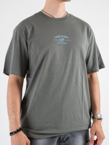ONLY&SONS T-shirt over con stampa sul retro KLUIVERT RLX 22033645 Castor Gray (5)