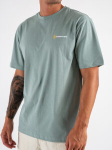 ONLY&SONS T-shirt over con stampa sul retro KLUIVERT RLX 22033645 Chinois Green (4)