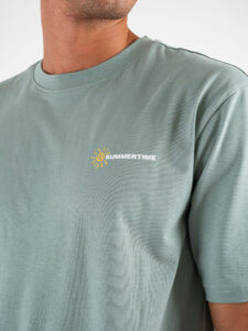 ONLY&SONS T-shirt over con stampa sul retro KLUIVERT RLX 22033645 Chinois Green (5)