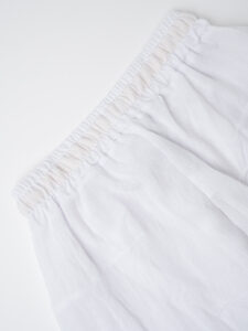 TOKYO Coordinato in misto lino con camicia MM + Pantalaccio morbido JAPAN Bianco (1)