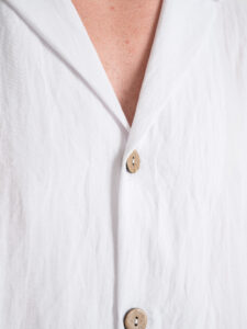 TOKYO Coordinato in misto lino con camicia MM + Pantalaccio morbido JAPAN Bianco (9)