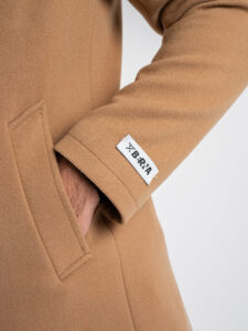 BERNA Cappotto lungo con bottoni 246067 Cammello (3)