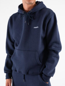 BERNA Felpa con cappuccio felpata 246084 Blu (1)