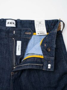 BERNA Jeans senza rotture con pences 246227 Blu (7)
