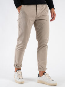 BERNA Pantalone chinos in cotone 246225 Coloniale (5)