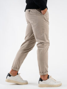 BERNA Pantalone chinos in cotone 246225 Coloniale (6)