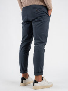 BERNA Pantalone chinos in cotone 246225 Grafite (8)