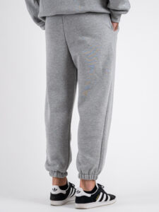 BERNA Pantalone tuta felpato 246087 Grigio Melange (3)