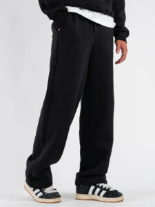 BERNA Pantalone tuta felpato relaxed fit 246083 Nero4