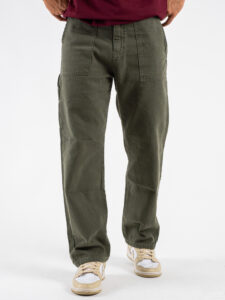 BERNA Pantalone work a gamba morbida 246093 Avocado (1)