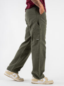 BERNA Pantalone work a gamba morbida 246093 Avocado (4)