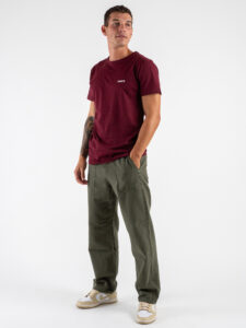 BERNA Pantalone work a gamba morbida 246093 Avocado (8)