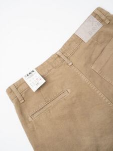 BERNA Pantalone work a gamba morbida 246093 Cammello (1)