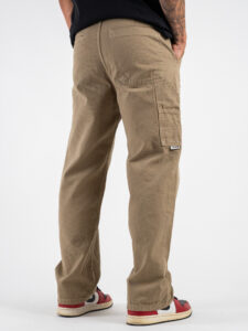 BERNA Pantalone work a gamba morbida 246093 Cammello (8)