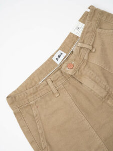 BERNA Pantalone work a gamba morbida 246093 Cammello (9)