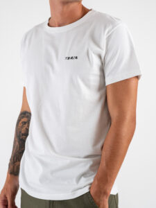 BERNA T-shirt in cotone con logo sul cuore 246080 Bianco (2)