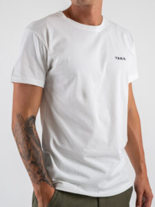 BERNA T-shirt in cotone con logo sul cuore 246080 Bianco (3)