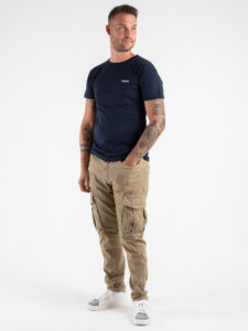 BERNA T-shirt in cotone con logo sul cuore 246080 Blu 2 (4)