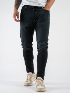 BL11 Jeans bull denim basico 40BL Nero (3)