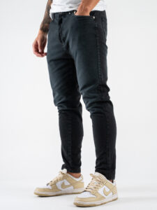 BL11 Jeans bull denim basico 40BL Nero (4)