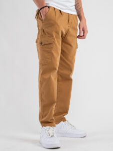 BL11 Pantalone cargo con pinces e con tasconi laterali 2359112 Cammello (3)