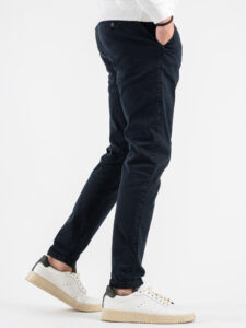 BL11 Pantalone chinos basico autunnoinverno BISIO Blu (6)