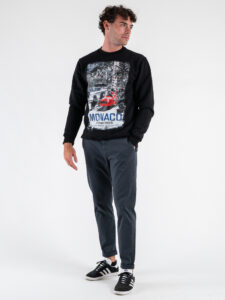 BL11 Pantalone chinos basico autunnoinverno BISIO Grafite (2)