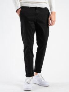 BL11 Pantalone chinos basico autunnoinverno BISIO Nero (3)