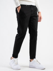 BL11 Pantalone chinos basico autunnoinverno BISIO Nero (5)