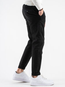 BL11 Pantalone chinos basico autunnoinverno BISIO Nero (6)