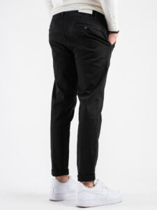 BL11 Pantalone chinos basico autunnoinverno BISIO Nero (7)