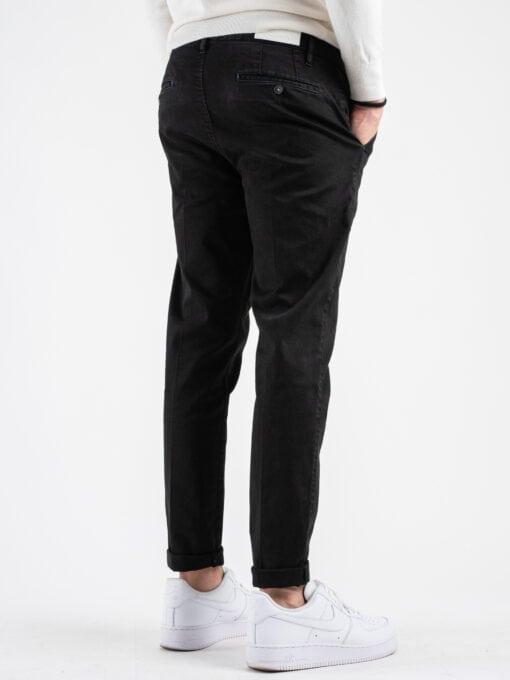 BL11 Pantalone chinos basico autunno/inverno BISIO Nero - immagine 6