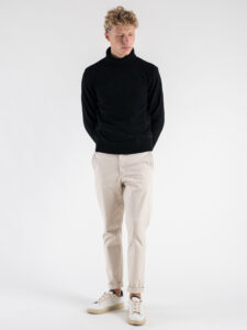 BL11 Pantalone chinos basico autunnoinverno BISIO Panna (2)