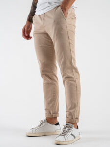 BL11 Pantalone chinos basico autunnoinverno MIRTOS Beige (4)
