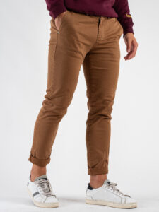 BL11 Pantalone chinos basico autunnoinverno MIRTOS Bruciato (5)