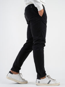 BL11 Pantalone chinos basico autunnoinverno MIRTOS Nero (1)