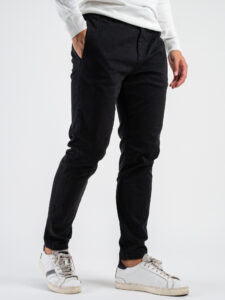 BL11 Pantalone chinos basico autunnoinverno MIRTOS Nero (10)